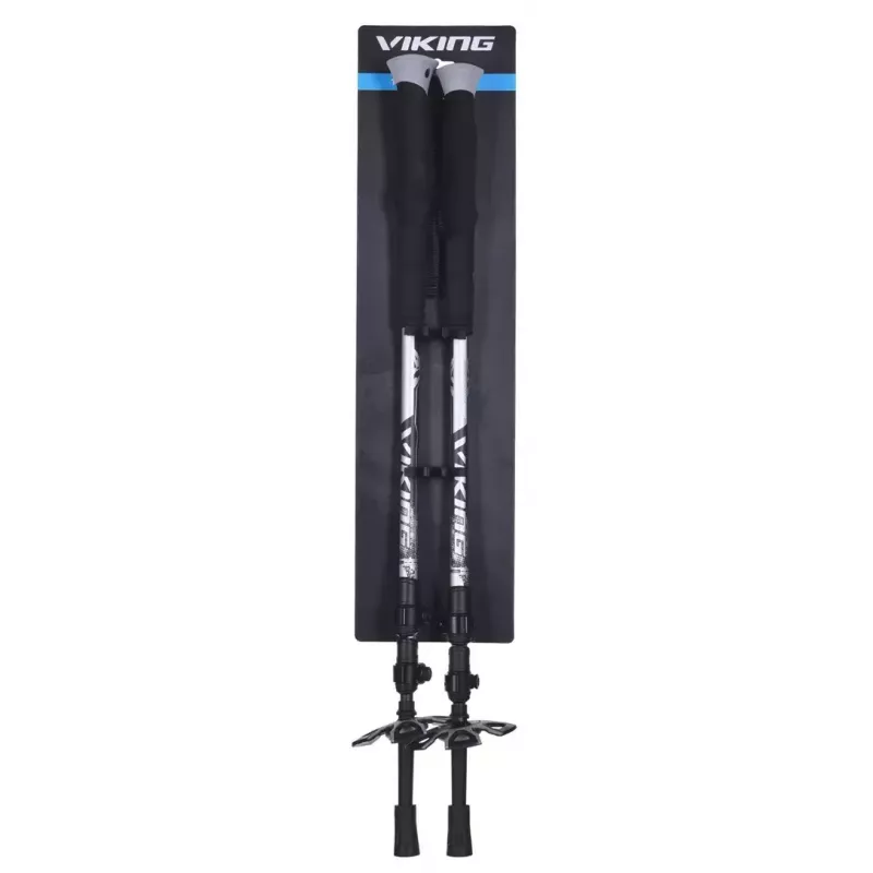 Trekkingo lazdos Viking Vario Tour — reguliuojamas ilgis 135 cm, 16 mm, EVA rankenos, 486 g (pora)