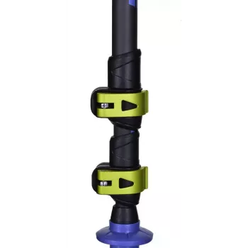 Trekkingo lazdos Viking Carbo Lite Black Lime, 175 cm, anglies pluoštas, 610 g