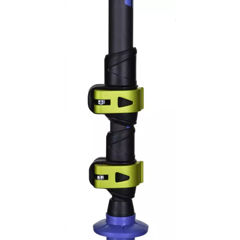 Trekkingo lazdos Viking Carbo Lite Black Lime, 175 cm, anglies pluoštas, 610 g