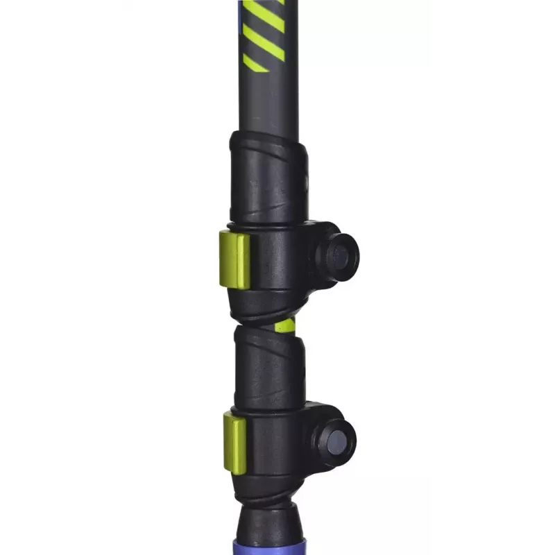 Trekkingo lazdos Viking Carbo Lite Black Lime, 175 cm, anglies pluoštas, 610 g