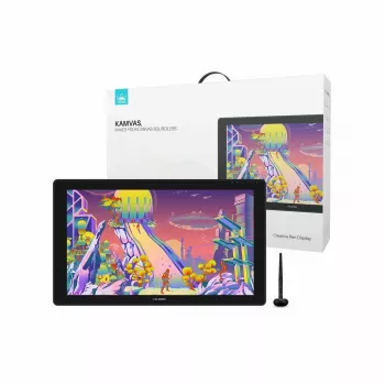 Grafinė planšetė HUION Kamvas 24 Plus GS2402 23,4 colio QHD IPS 2560x1440, 16:9, 8192 slėgio lygiai