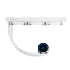 Vandens aušintuvas CHIEFTEC CLC-360-RGB-W — 360 mm radiatorius, 3x 120 mm RGB ventiliatoriai, baltas, 40 cm žarnos