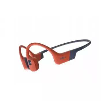 Belaidės kaulinio laidumo ausinės Shokz OpenSwim Pro – raudonos, IP68, Bluetooth 5.2, 9 h veikimo laikas