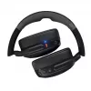 Ausinės Skullcandy Crusher Evo – belaidės ir laidinės, ausinės ant galvos, Bluetooth 5.0, 40 h baterija, USB-C, 3,5 mm, sulankstomos, juodos