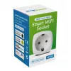 Nuotolinio valdymo Wi‑Fi kištukinis lizdas GreenBlue GB720F, F tipo kištukas, maks. apkrova 2x16 A (3680 W), baltas