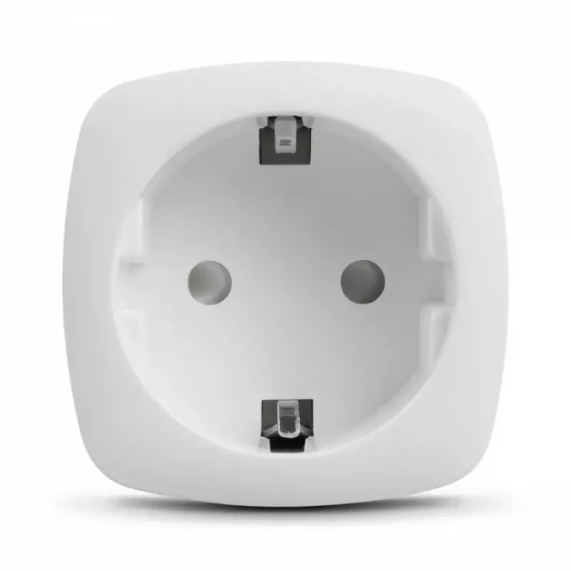Nuotolinio valdymo Wi‑Fi kištukinis lizdas GreenBlue GB720F, F tipo kištukas, maks. apkrova 2x16 A (3680 W), baltas