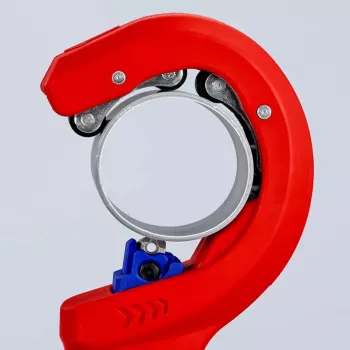 Vamzdžių pjaustytuvas Knipex 90 23 01 BK plieninis peilis, plastikinė rankena, 165 mm