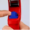Vamzdžių pjaustytuvas Knipex 90 23 01 BK plieninis peilis, plastikinė rankena, 165 mm