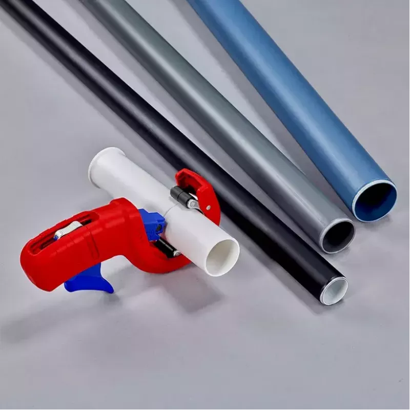 Vamzdžių pjaustytuvas Knipex 90 23 01 BK plieninis peilis, plastikinė rankena, 165 mm