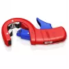 Vamzdžių pjaustytuvas Knipex 90 23 01 BK plieninis peilis, plastikinė rankena, 165 mm