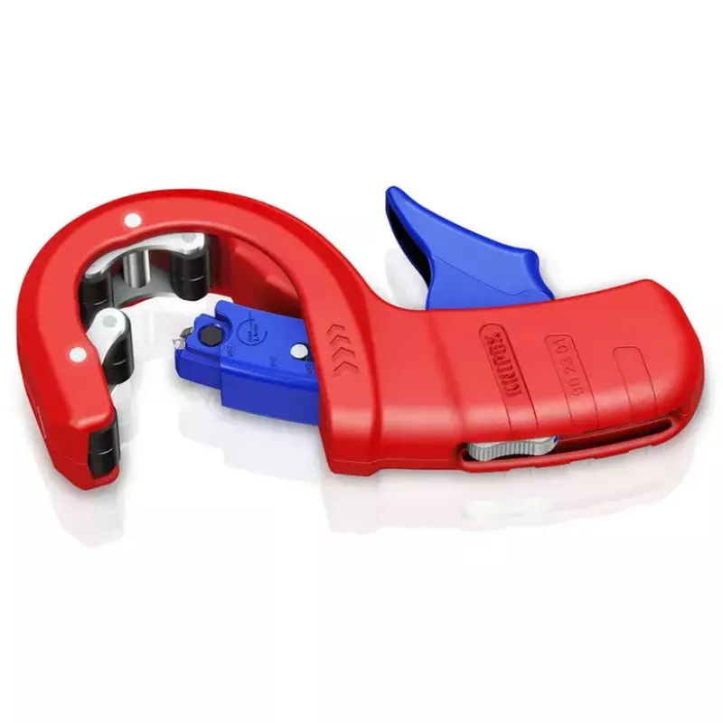 Vamzdžių pjaustytuvas Knipex 90 23 01 BK plieninis peilis, plastikinė rankena, 165 mm