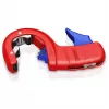 Vamzdžių pjaustytuvas Knipex 90 23 01 BK plieninis peilis, plastikinė rankena, 165 mm