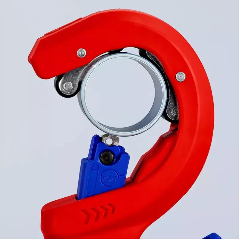 Vamzdžių pjaustytuvas Knipex 90 23 01 BK plieninis peilis, plastikinė rankena, 165 mm