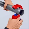 Vamzdžių pjaustytuvas Knipex 90 23 01 BK plieninis peilis, plastikinė rankena, 165 mm
