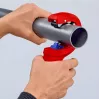 Vamzdžių pjaustytuvas Knipex 90 23 01 BK plieninis peilis, plastikinė rankena, 165 mm