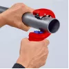 Vamzdžių pjaustytuvas Knipex 90 23 01 BK plieninis peilis, plastikinė rankena, 165 mm