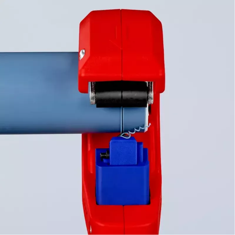 Vamzdžių pjaustytuvas Knipex 90 23 01 BK plieninis peilis, plastikinė rankena, 165 mm