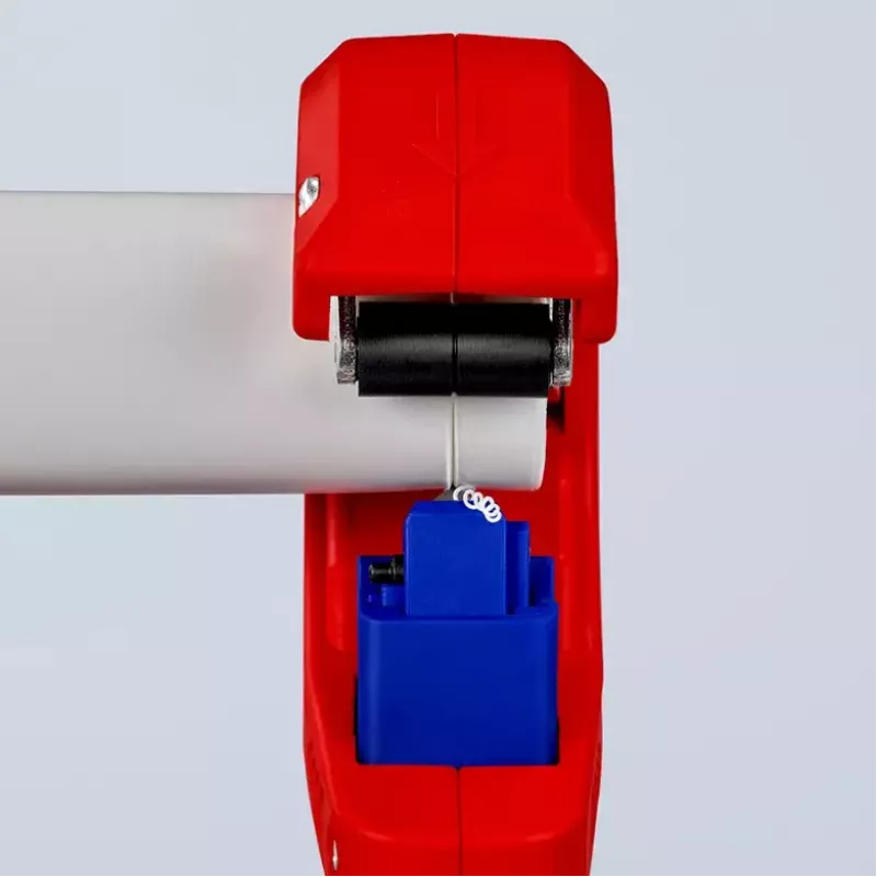 Vamzdžių pjaustytuvas Knipex 90 23 01 BK plieninis peilis, plastikinė rankena, 165 mm