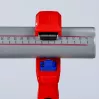 Vamzdžių pjaustytuvas Knipex 90 23 01 BK plieninis peilis, plastikinė rankena, 165 mm