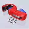 Vamzdžių pjaustytuvas Knipex 90 23 01 BK plieninis peilis, plastikinė rankena, 165 mm