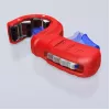 Vamzdžių pjaustytuvas Knipex 90 23 01 BK plieninis peilis, plastikinė rankena, 165 mm