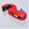 Vamzdžių pjaustytuvas Knipex 90 23 01 BK plieninis peilis, plastikinė rankena, 165 mm