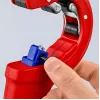 Vamzdžių pjaustytuvas Knipex 90 23 01 BK plieninis peilis, plastikinė rankena, 165 mm