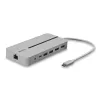 Lindy DST-Mx Duo USB-C nešiojamojo kompiuterio / MacBook mini dokų stotelė su dviem ekranais (4K) ir 100W įkrovimo perdavimu