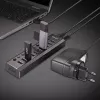 Lindy 10 portų USB 3.0 šakotuvas su įjungimo/išjungimo mygtukais