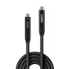 Lindy 10 m USB 3.2 Gen 1 ir DP 1.4 Type C hibridinis kabelis