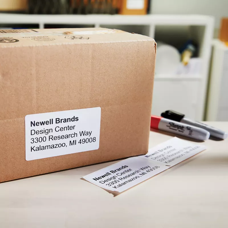 DYMO Originalios LabelWriter kelių paskirčių etiketės 32mm x 57mm, 6 ritinėliai po 1000 lengvai nuplėšiamų etikečių (6000 vnt.), lipnios, LabelWriter etikečių spausdintuvams