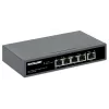 Intellinet 5-Port Gigabit Switch su PoE perdavimu, vienas IEEE 802.3bt (PoE++ / 4PPoE) PD PoE prievadas su 95 W galios įvadu, keturi PSE PoE prievadai, PoE galios biudžetas iki 65 W, IEEE 802.3at/af suderinama išvestis, stalinis, montuojamas ant sienos