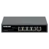 Intellinet 5-Port Gigabit Switch su PoE perdavimu, vienas IEEE 802.3bt (PoE++ / 4PPoE) PD PoE prievadas su 95 W galios įvadu, keturi PSE PoE prievadai, PoE galios biudžetas iki 65 W, IEEE 802.3at/af suderinama išvestis, stalinis, montuojamas ant sienos