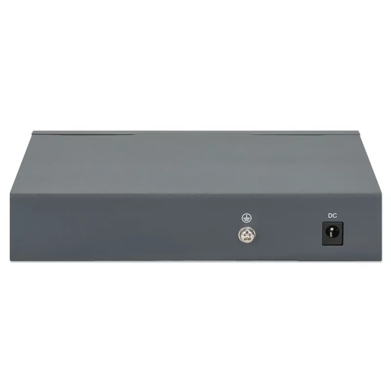 Intellinet 5-Port Gigabit Switch su PoE perdavimu, vienas IEEE 802.3bt (PoE++ / 4PPoE) PD PoE prievadas su 95 W galios įvadu, keturi PSE PoE prievadai, PoE galios biudžetas iki 65 W, IEEE 802.3at/af suderinama išvestis, stalinis, montuojamas ant sienos