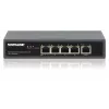 Intellinet 5-Port Gigabit Switch su PoE perdavimu, vienas IEEE 802.3bt (PoE++ / 4PPoE) PD PoE prievadas su 95 W galios įvadu, keturi PSE PoE prievadai, PoE galios biudžetas iki 65 W, IEEE 802.3at/af suderinama išvestis, stalinis, montuojamas ant sienos