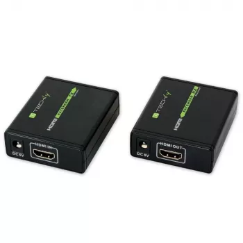 AV siųstuvas-imtuvas TECHLY IDATA EXT-E70 – HDMI per Cat6/6a/7, Full HD 1920x1080, 60 m, 10.2 Gbit/s, HDCP, juoda
