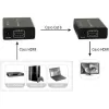 AV siųstuvas-imtuvas TECHLY IDATA EXT-E70 – HDMI per Cat6/6a/7, Full HD 1920x1080, 60 m, 10.2 Gbit/s, HDCP, juoda