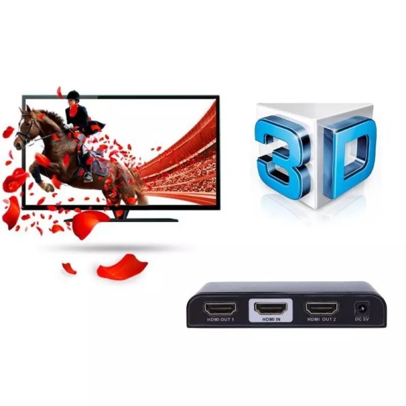 Techly IDATA HDMI2-4K2 HDMI skirstytuvas 2x HDMI