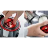 Bosch BBS711ANM belaidis dulkių siurblys / elektrinis šepetys, baterija, be maišelio, 0,3 l, juoda, raudona, nerūdijantis plienas