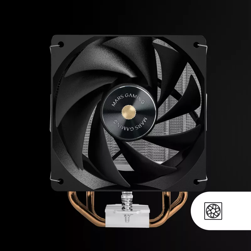 Mars Gaming MCPU-X4 procesoriaus aušintuvas 12 cm juodas 1 vnt.