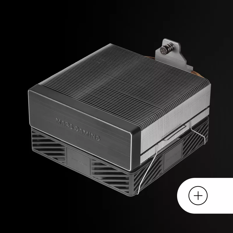 Mars Gaming MCPU-X4 procesoriaus aušintuvas 12 cm juodas 1 vnt.