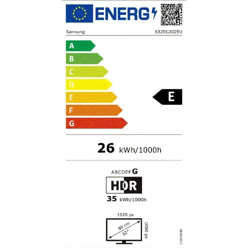 Samsung LS32DG302EUXEN monitor 81,3 cm (32 colių) Full HD VA 180Hz 1ms
