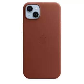 Apple Leather Case su MagSafe, iPhone 14 Plus, Umber