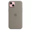 APPLE Silicone Case with MagSafe iPhone 15 Plus Clay – Silikoninis dėklas su MagSafe
