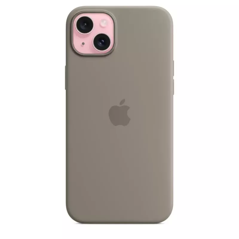 APPLE Silicone Case with MagSafe iPhone 15 Plus Clay – Silikoninis dėklas su MagSafe