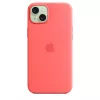 APPLE Silicone Case with MagSafe iPhone 15 Plus Guave