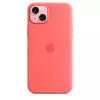 APPLE Silicone Case with MagSafe iPhone 15 Plus Guave