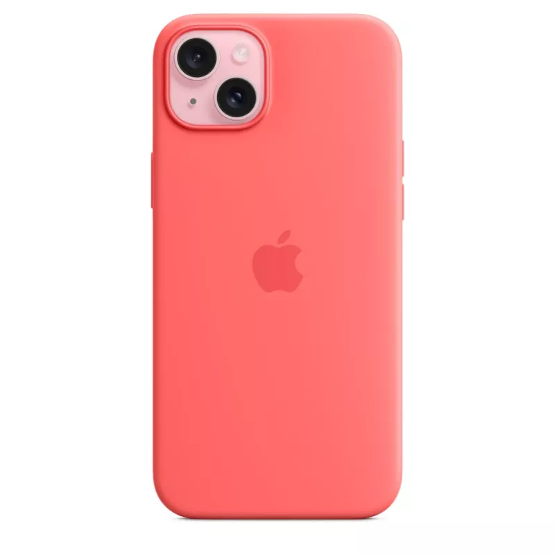 APPLE Silicone Case with MagSafe iPhone 15 Plus Guave