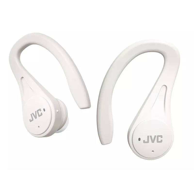 JVC Sports TWS White belaidės ausinės, 20–20000 Hz, skambučiai/muzika, 6,8 g, baltos