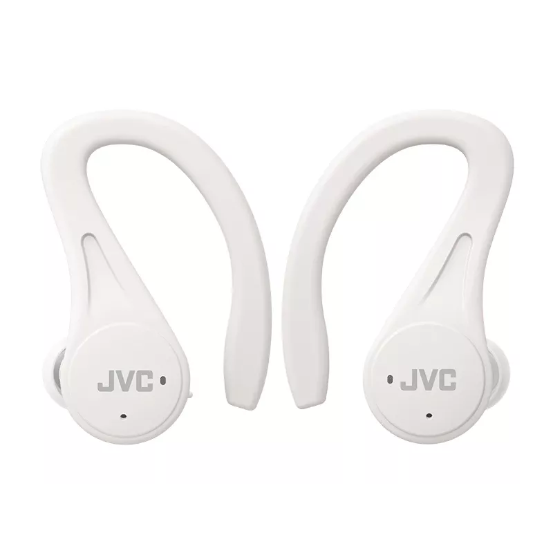 JVC Sports TWS White belaidės ausinės, 20–20000 Hz, skambučiai/muzika, 6,8 g, baltos